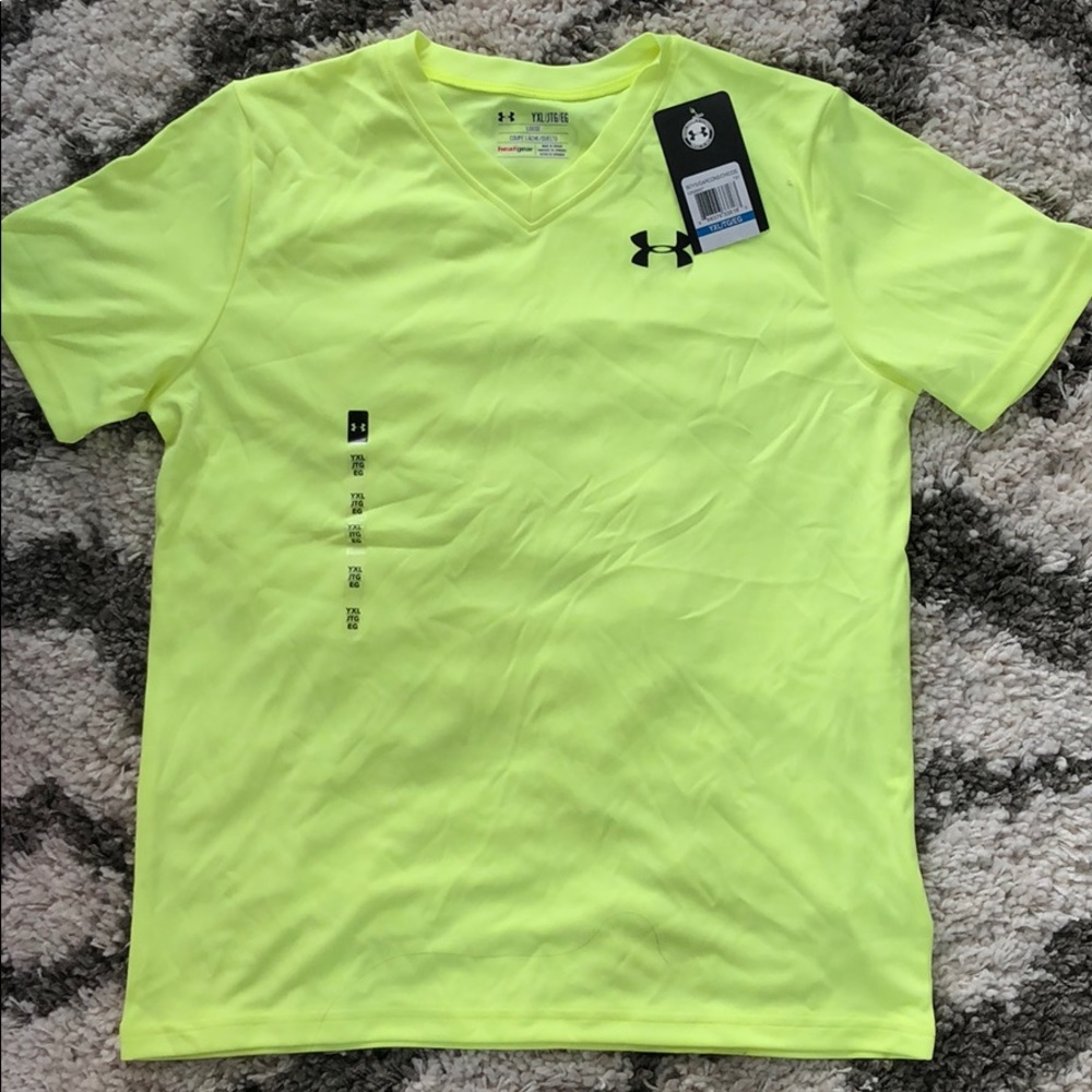 Brand new bright yellow T shirt